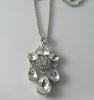 Vintage Signed Monet Faceted Rhinestone Necklace - Vintage Lane Jewelry