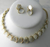 Vintage MOP gold tone Parure - Vintage Lane Jewelry