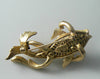 Vintage BSK enamel Koi Fish Brooch Book Piece - Vintage Lane Jewelry