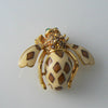 Joan Rivers Joan Of The Jungle Leopard Bee Pin - Vintage Lane Jewelry