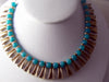 Egyptian Revival Glass Cleopatra Necklace - Vintage Lane Jewelry