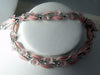 Vintage Lisner Pink Silver tone and Enamel Parure - Vintage Lane Jewelry