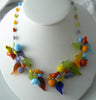 Vintage Murano Glass Bird and Fruit Necklace - Vintage Lane Jewelry