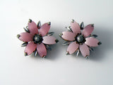 Vintage Signed Coro Flower Earrings - Vintage Lane Jewelry
