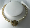 Lovely Signed Demario Baroque Glass Pearl Necklace/choker - Vintage Lane Jewelry