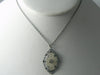 Vintage Camphor Glass And Crystal Pendant Necklace - Vintage Lane Jewelry