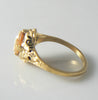 Vintage Art Deco Gold Filled Shell Cameo Ring - Vintage Lane Jewelry