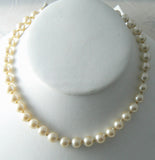 Miriam Haskell Classic Glass Pearl Strand - Vintage Lane Jewelry