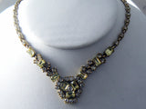 Vintage Golden Yellow Bogoff Necklace - Vintage Lane Jewelry