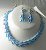Vintage Coro Lucite Tulip Necklace And Earrings Set - Vintage Lane Jewelry