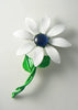 Vintage Enamel Daisy Pins - Vintage Lane Jewelry