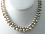 Vintage Miriam Haskell Double Strand Baroque Pearl Necklace - Vintage Lane Jewelry