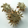 Vintage Judy Lee Orange Layered Demi Parure - Vintage Lane Jewelry