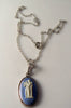 Vintage Sterling Wedgwood  Pendant 1966 - Vintage Lane Jewelry