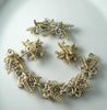 Vintage Pale Mauve Spring Flower Parure - Vintage Lane Jewelry