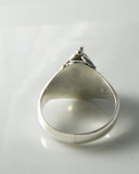 Sterling Silver Oval Citrine Bali Poison Ring - Vintage Lane Jewelry