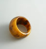 Vintage Butterscotch Marbled Bakelite Chunky Ring - Vintage Lane Jewelry