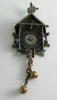 Large Figural Vintage Rhinestone Cuckoo Clock Brooch - Vintage Lane Jewelry