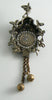 Large Figural Vintage Rhinestone Cuckoo Clock Brooch - Vintage Lane Jewelry