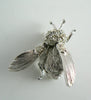 Hattie Carnegie Vintage Rhinestone Trembler Fly Brooch - Vintage Lane Jewelry