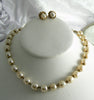 Classic Miriam Haskell Baroque Pearl Necklace Earring Set - Vintage Lane Jewelry