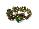 Colorful Art Glass Bracelet - Vintage Lane Jewelry