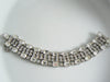 Weiss Wide Crystal Rhinestone Bracelet - Vintage Lane Jewelry