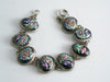 Vintage Art Deco Enamel Bird/flower Bracelet - Vintage Lane Jewelry