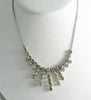 Czech Rhinestone Drop Necklace - Vintage Lane Jewelry