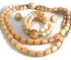 Trifari Full Parure Champagne Necklace Bracelet Earrings Signed Set - Vintage Lane Jewelry