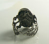 Silver over Brass Vintage Mood Ring - Vintage Lane Jewelry