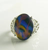 Beautiful Vintage Oval Swirl Mood Ring - Vintage Lane Jewelry