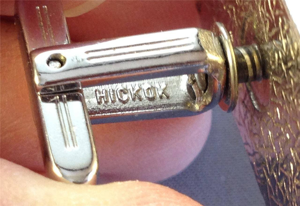 Vintage Hickok MOP Checkered Cufflinks - Vintage Lane Jewelry