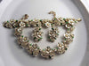 Vintage Copper Green Enamel Rhinestone Necklace and Bracelet Set - Vintage Lane Jewelry
