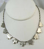 Vintage Stepped Vauxhall Glass Art Deco Necklace - Vintage Lane Jewelry