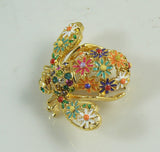 Joan Rivers Sunshine Bee Brooch, Pin, flowers - Vintage Lane Jewelry