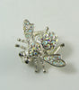 Classic Joan Rivers Sparkling Aurora Borealis Bee Brooch/Pin - Vintage Lane Jewelry