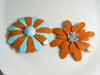 Vintage Enamel Flower Lot Pins, Daisies - Vintage Lane Jewelry