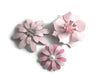 Enamel Flower Brooch Lot, 8 Flower Pins - Vintage Lane Jewelry