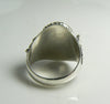 Sterling Silver Moonstone Poison Ring Renaissance Revival, Pill Box Ring - Vintage Lane Jewelry