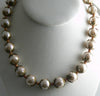 Vintage Miriam Haskell Round Glass Pearl Bead Cap Necklace - Vintage Lane Jewelry