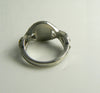 Retro Mood Ring Twist Design with Rhinestones. - Vintage Lane Jewelry