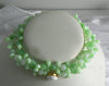 Czech Glass Vaseline Uranium Glass Bead Necklace - Vintage Lane Jewelry