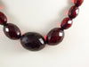 Cherry Bakelite Graduated Bead Necklace, Art Deco - Vintage Lane Jewelry