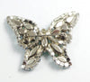 Vintage Weiss Rhinestone Butterfly Brooch, Blue, Green and AB Stones - Vintage Lane Jewelry