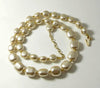Miriam Haskell Signed Large Baroque Pearl Necklace - Vintage Lane Jewelry