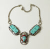 Vintage Selro Selini Asian Princess/Thai Girl Molded Green Glass Necklace - Vintage Lane Jewelry
