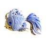 Hattie Carnegie Angel Fish Brooch Blue Lucite - Vintage Lane Jewelry