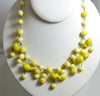 Yellow Glass Birds Beaded Necklace, Rubber Duckies - Vintage Lane Jewelry