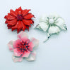 Vintage Enamel Flower Pins, Brooch Lot, Reds and Pinks - Vintage Lane Jewelry